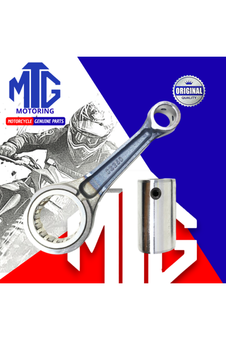 BIELA CON PIN Y CANASTILLA CG250 (41-16-105.5-H18) (MTG)