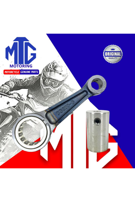 BIELA CON PIN Y CANASTILLA MOTOR1 TRAIL CG200-G (41-15-105.5-H20) ANCHO 20MM ESPECIAL (MTG)