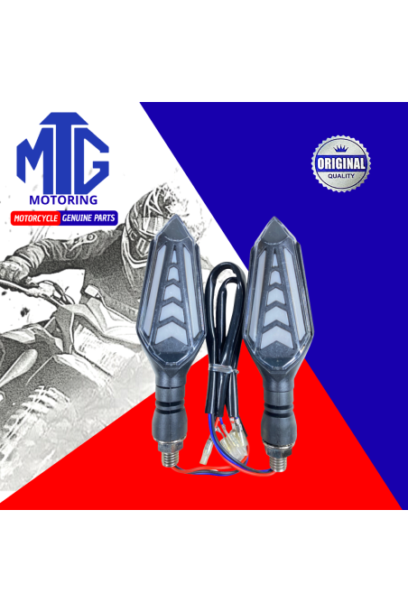 DIRECCIONAL LED ZD-51 NEGRO C/LUZ AMARILLO (MTG)