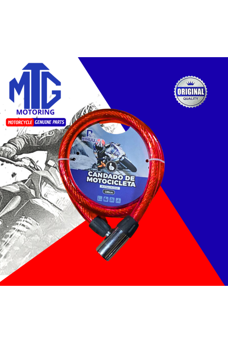 CANDADO SEGURIDAD CASCO C/CLAVE 1.2MT (MTG)