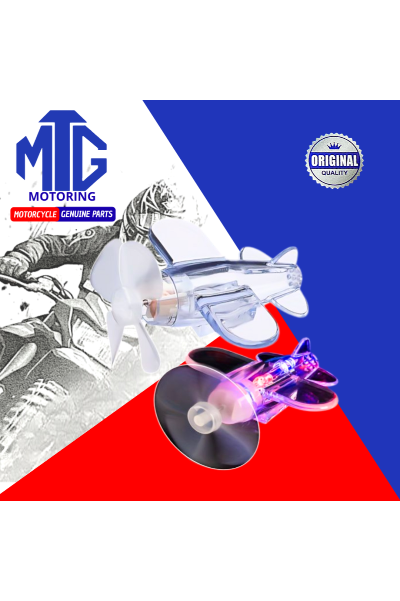 ACCESORIO P/CASCO AVION C/LUCES (MTG)