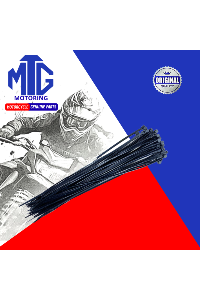 CORREA PLASTICA 4.0X200MM NEGRO (MTG)