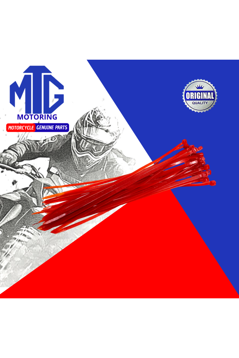 CORREA PLASTICA 4.0X200MM ROJO (MTG)