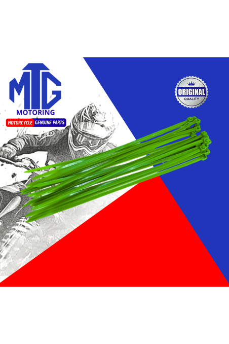 CORREA PLASTICA 4.0X200MM VERDE (MTG)