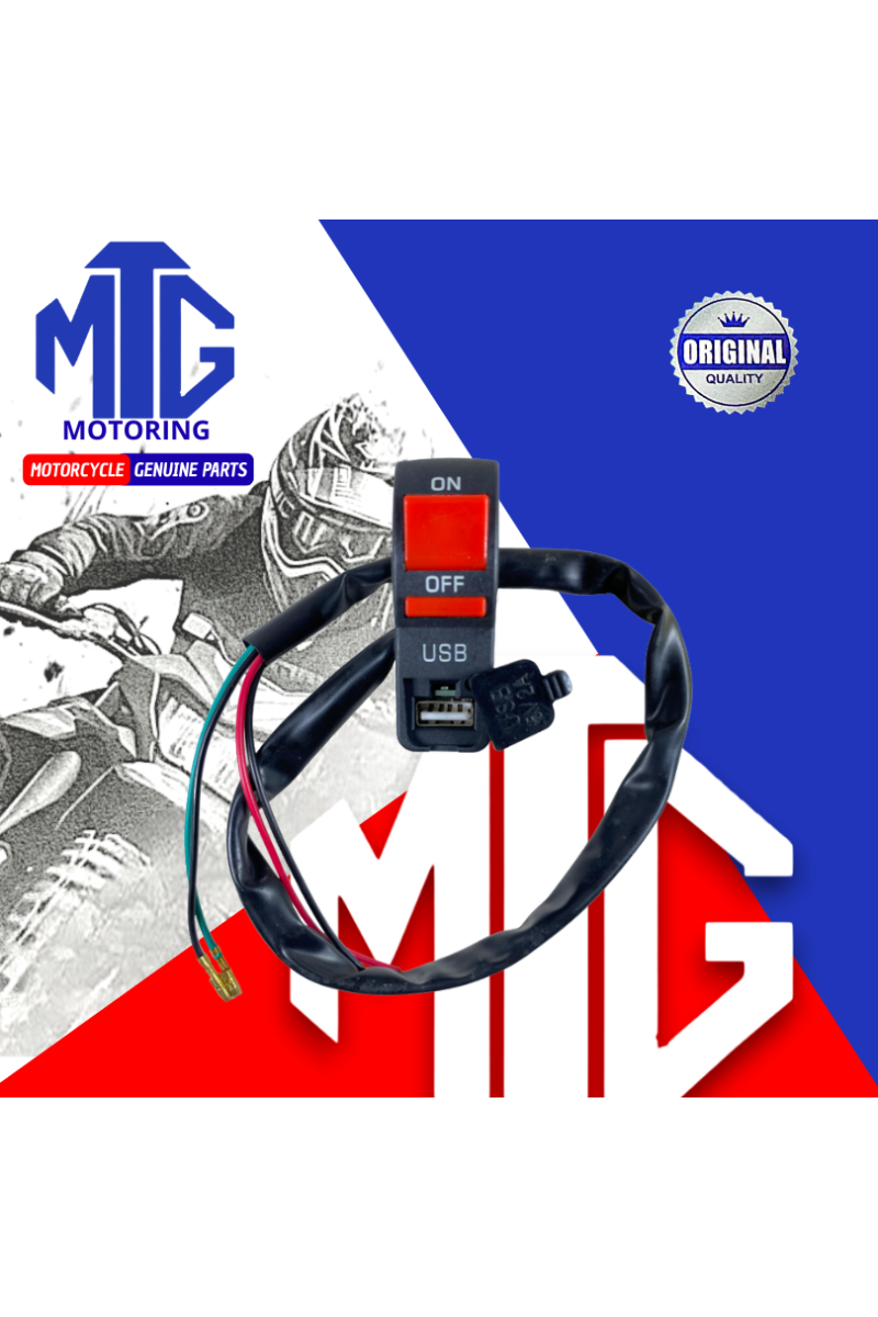 BOTON ENCENDIDO/APAGADO C/USB UNIVERSAL (MTG)