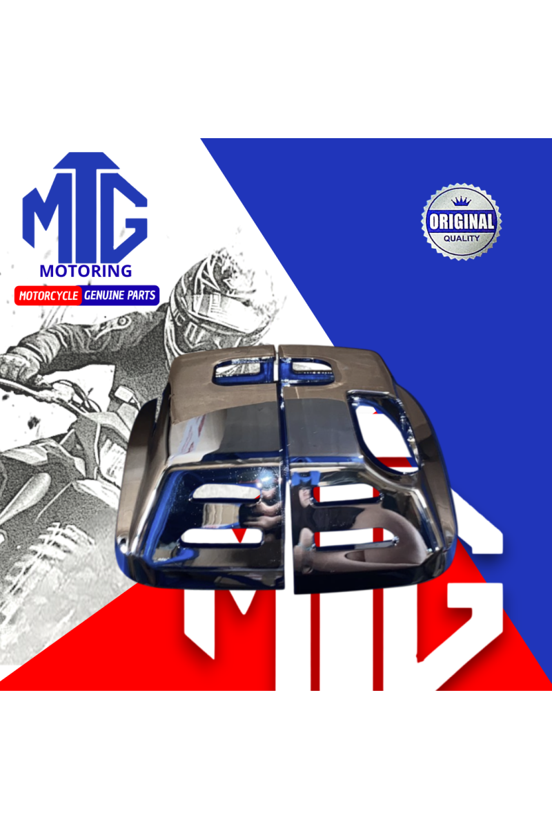 TAPA/COBERTOR CABEZOTE EN125 NIQUELADO PAR (SUZ)