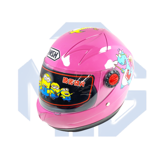 CASCO CERRADO NIÑO M003 ROSADO 1 (MTG)