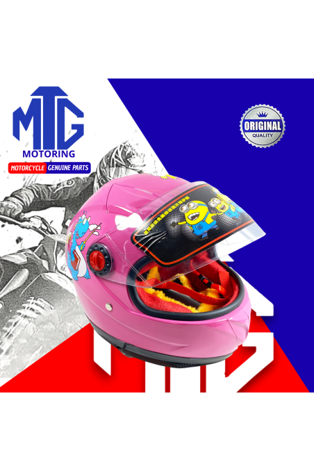 CASCO CERRADO NIÑO M003 ROSADO 1 (MTG)