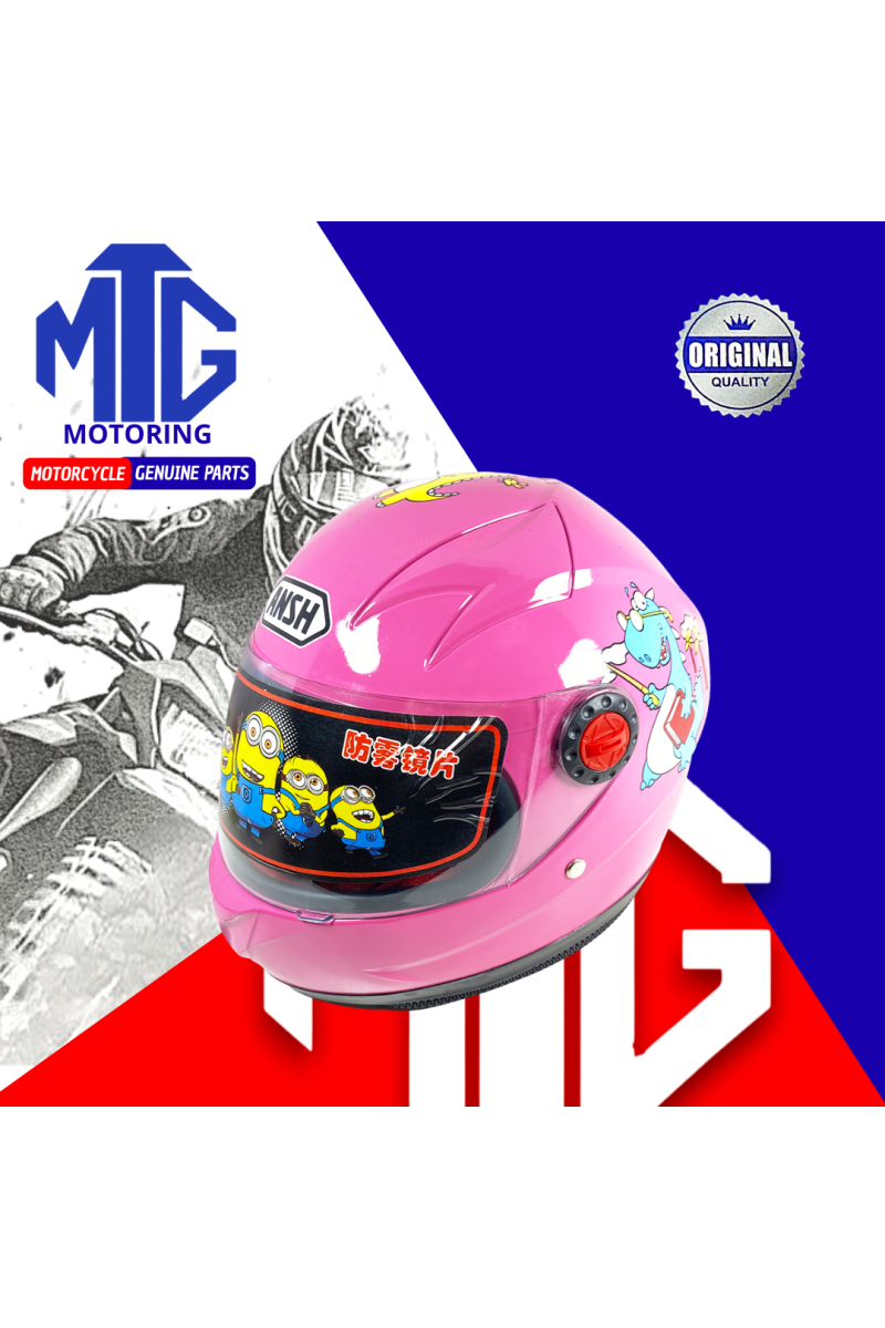 CASCO CERRADO NIÑO M003 ROSADO 1 (MTG)