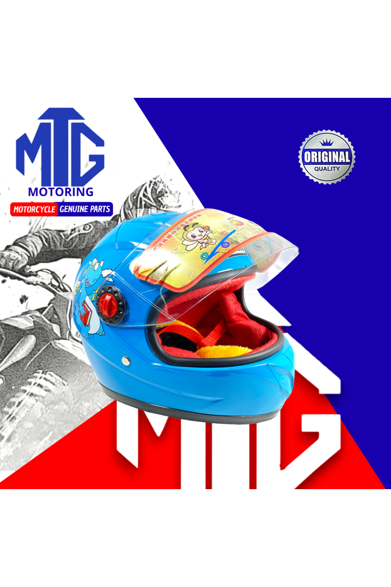 CASCO CERRADO NIÑO M003 AZUL 4 (MTG)