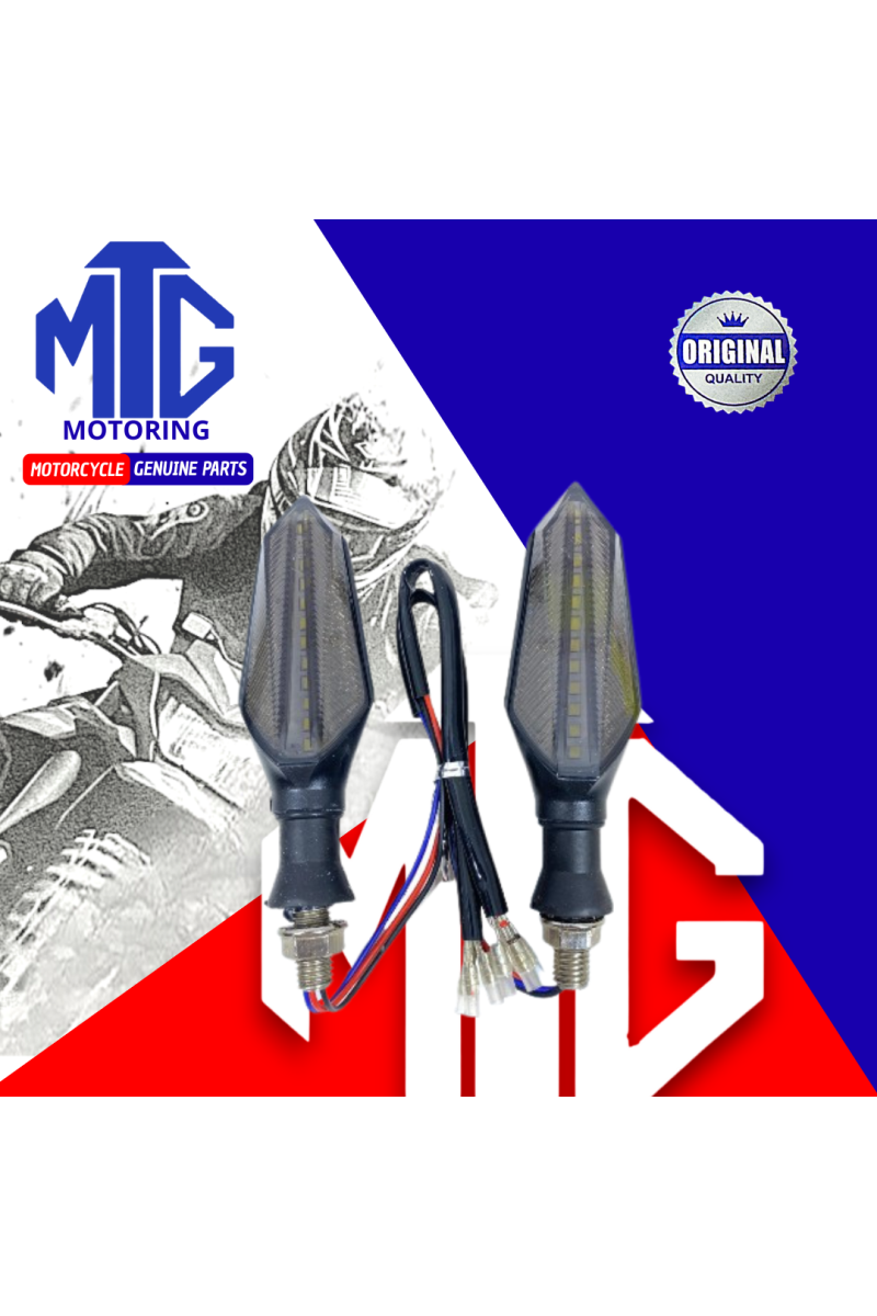 DIRECCIONAL LED ZD-37 NEGRO C/LUZ AZUL (MTG)