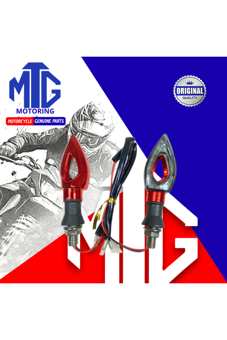 DIRECCIONAL LED FLEXIBLE ZD-01 NEGRO/ROJO PAR (MTG)