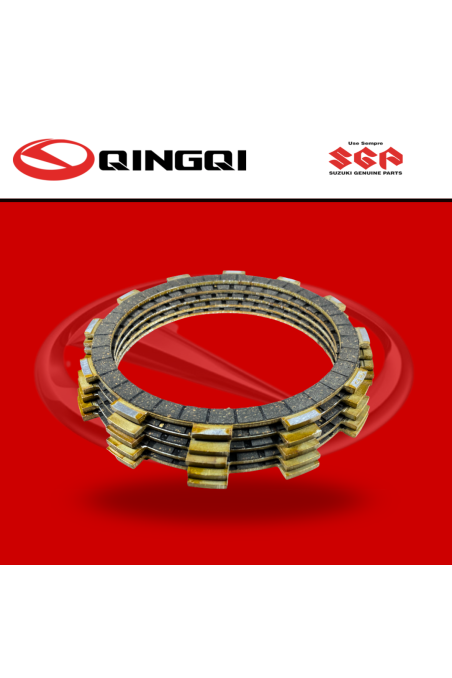 JGO. FIBRA EMBRAGUE QINGQI250 (SUZ)