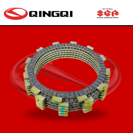 JGO. FIBRA EMBRAGUE QINGQI200 6F. (SUZ)