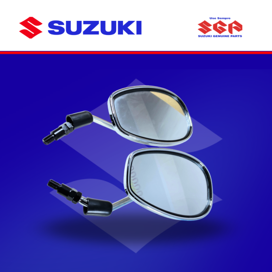 ESPEJO GN125-F NIQUELADO PAR (SUZ)