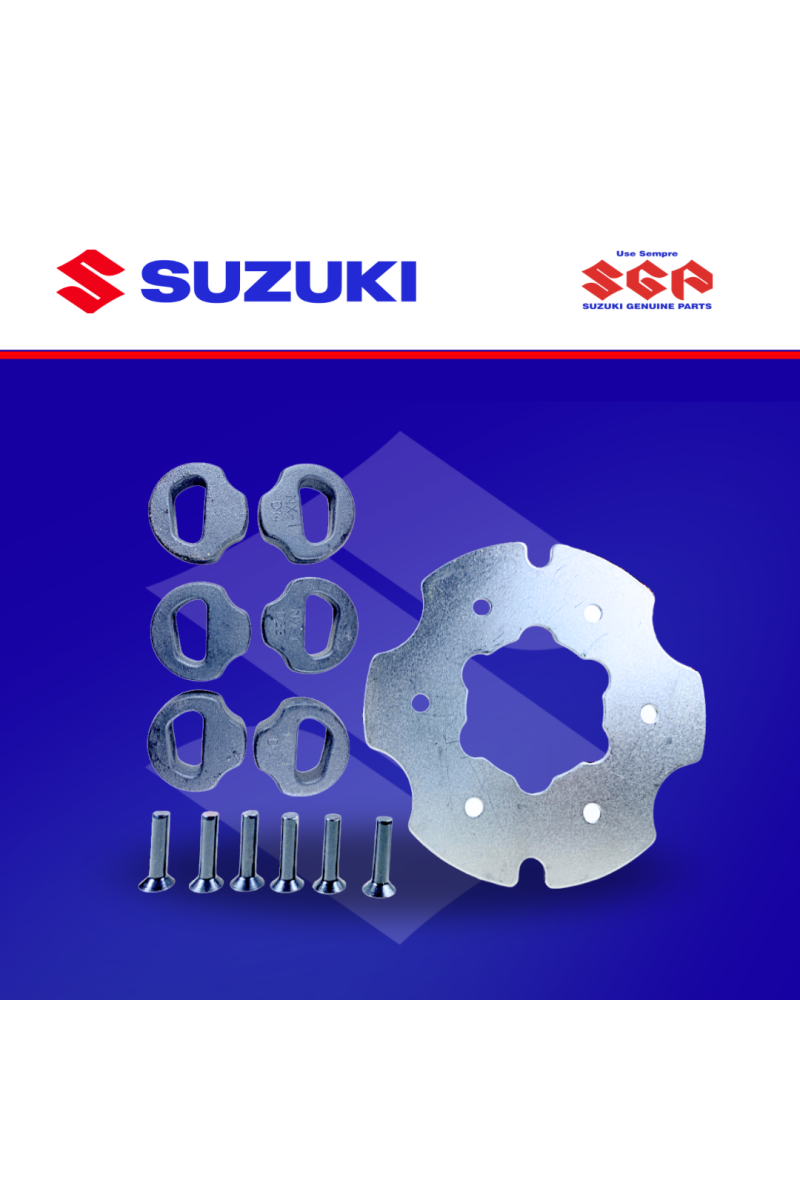 KIT CAUCHO PLATO EMBRAGUE GN125 (SUZ)
