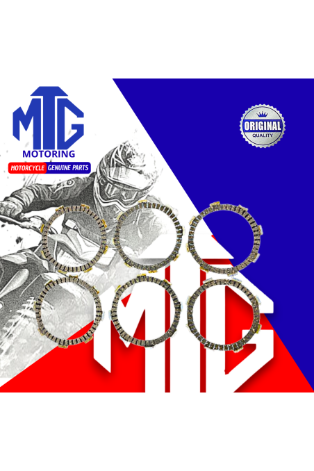 JGO. FIBRA EMBRAGUE CG200 6F. CLASE A (MTG)