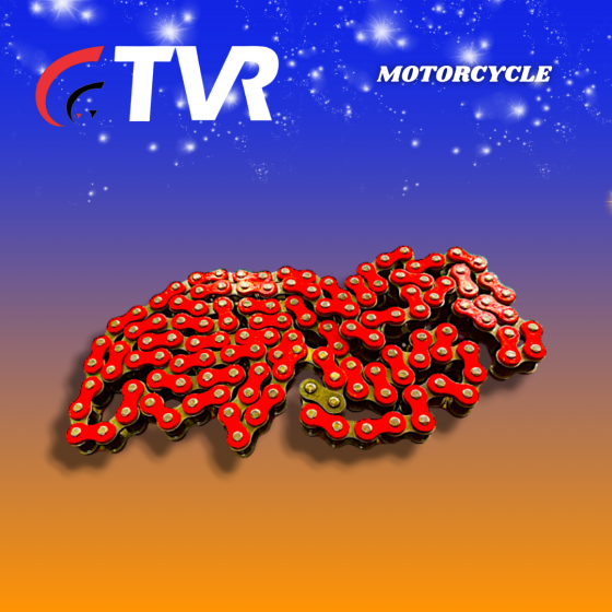 CADENA 428H-132L ROJO (TVR)