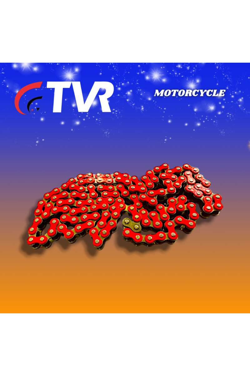 CADENA 428H-132L ROJO (TVR)