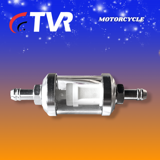 FILTRO GASOLINA ALUMINIO UNIVERSAL GRIS (TVR) (3286-112)