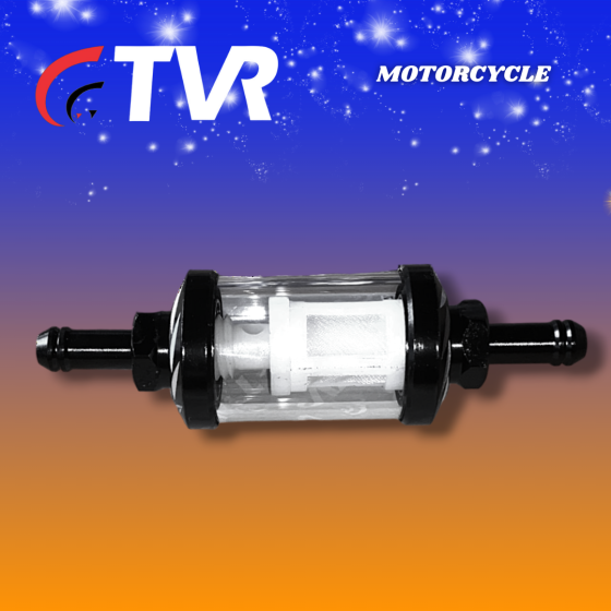 FILTRO GASOLINA ALUMINIO UNIVERSAL NEGRO (TVR) (3286-110)