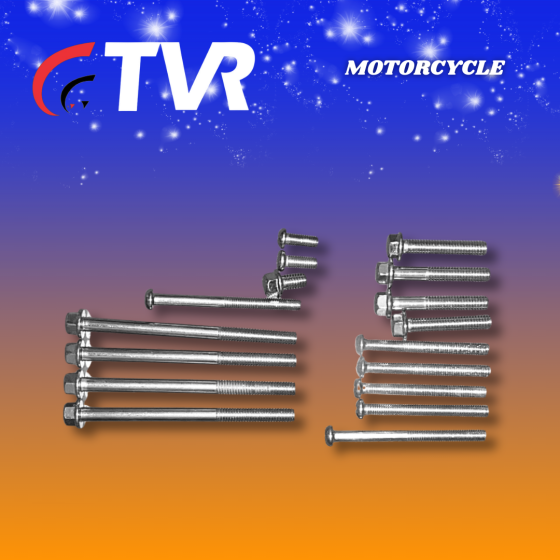 JGO. PERNO TAPAS MOTOR AX100 (TVR) (4016-114)