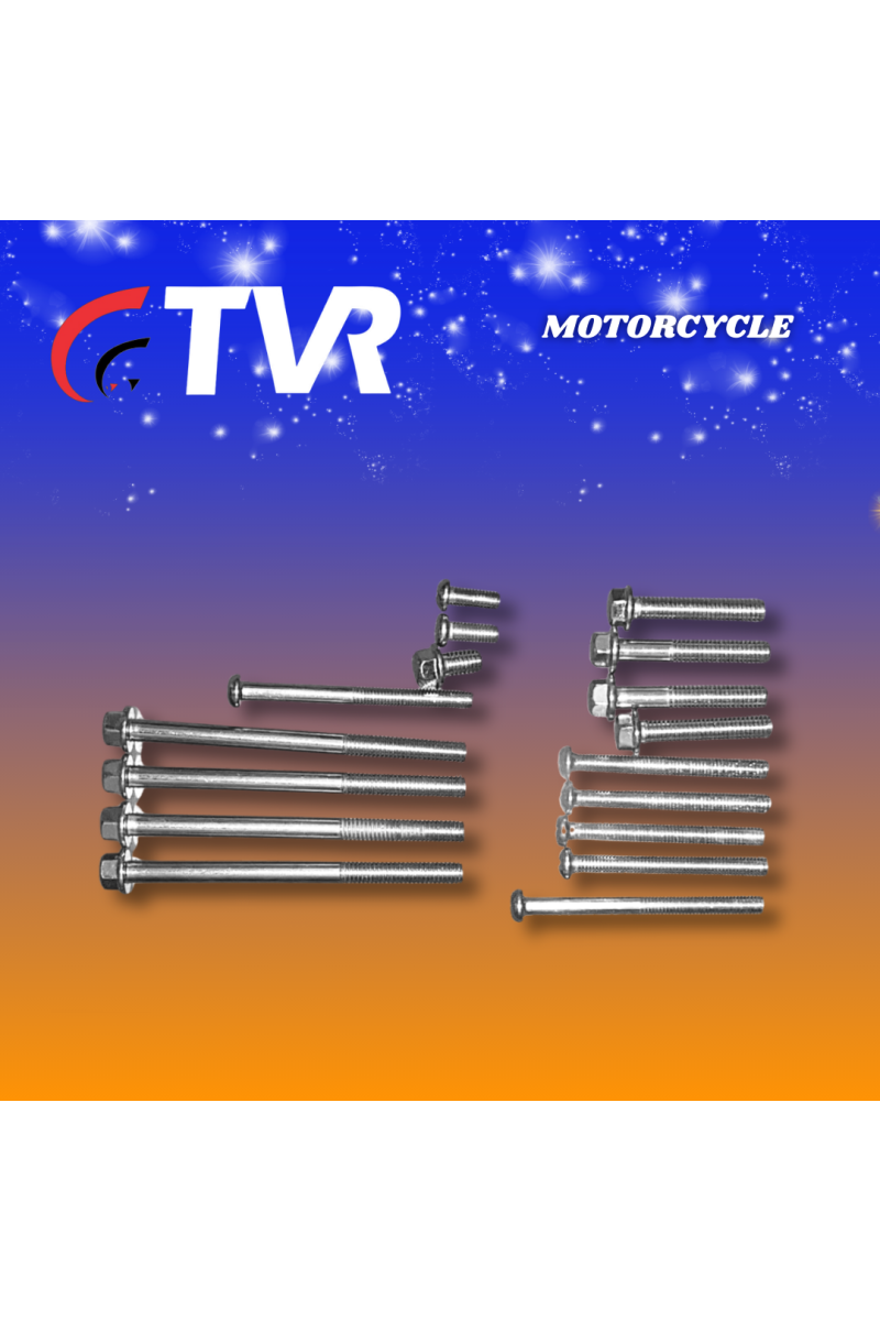 JGO. PERNO TAPAS MOTOR AX100 (TVR) (4016-114)