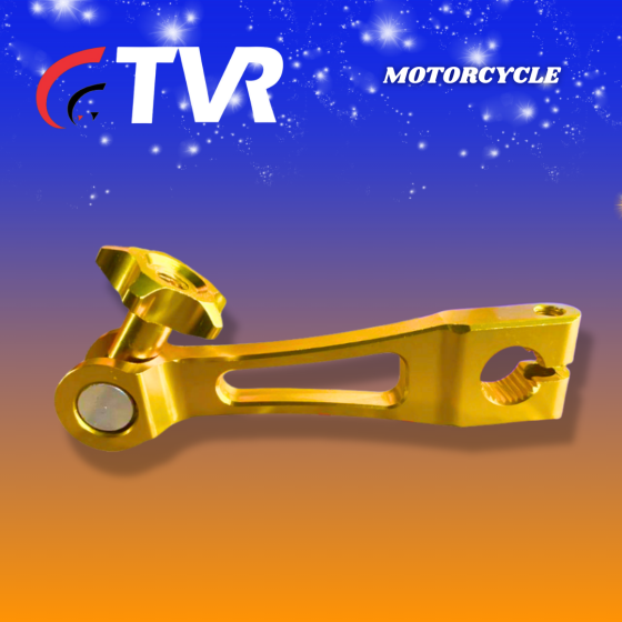 BRAZO FRENO ALUMINIO GN125/CG125 DORADO (TVR) (4142-103)