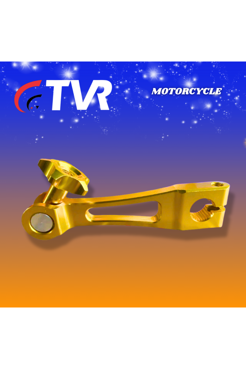 BRAZO FRENO ALUMINIO GN125/CG125 DORADO (TVR) (4142-103)