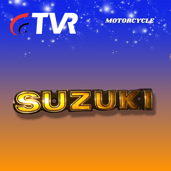 LETRA/EMBLEMA P/TANQUE SUZUKI GN125 (TVR) (4601-004)