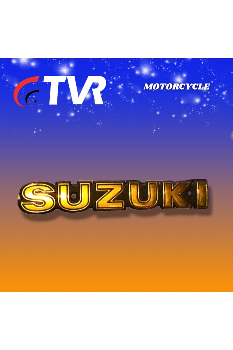 LETRA/EMBLEMA P/TANQUE SUZUKI GN125 (TVR) (4601-004)
