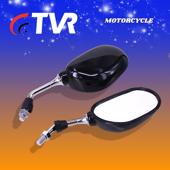 ESPEJO MINI T/OVALADO NEGRO 10MM PAR (TVR) (3432-147)