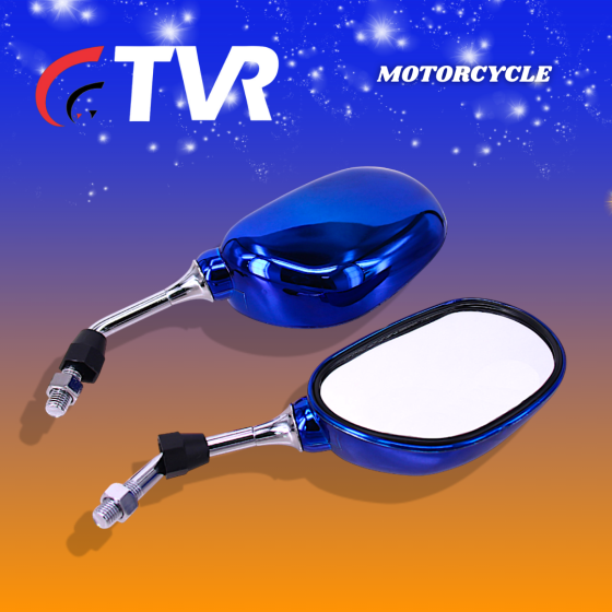 ESPEJO MINI T/OVALADO AZUL 10MM PAR (TVR) (3432-148)