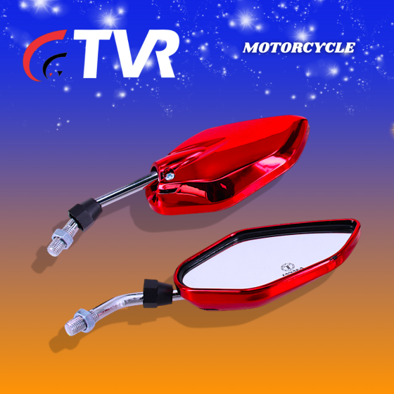 ESPEJO MINI T/DIAMANTE ROJO 10MM PAR (TVR) (3432-118)