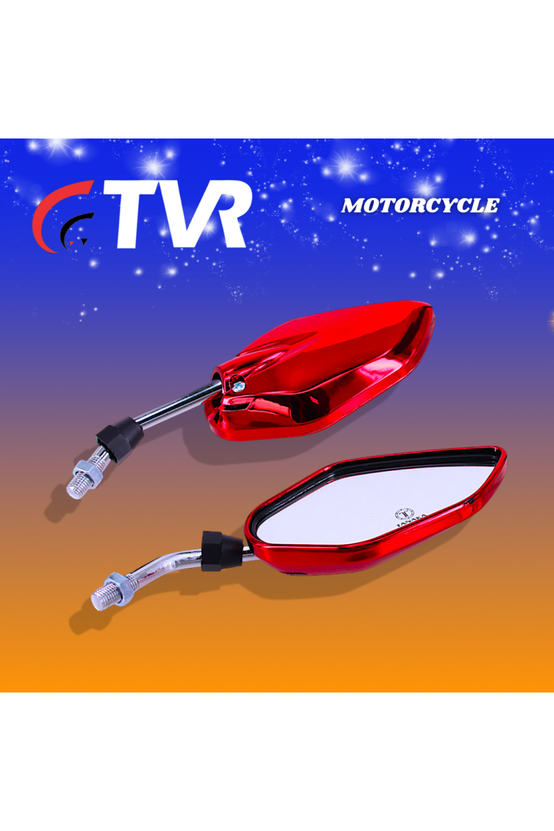 ESPEJO MINI T/DIAMANTE ROJO 10MM PAR (TVR) (3432-118)