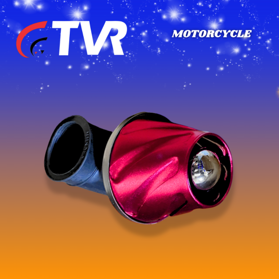 FILTRO AIRE ROJO UNIVERSAL 42MM (TVR) (3284-153)