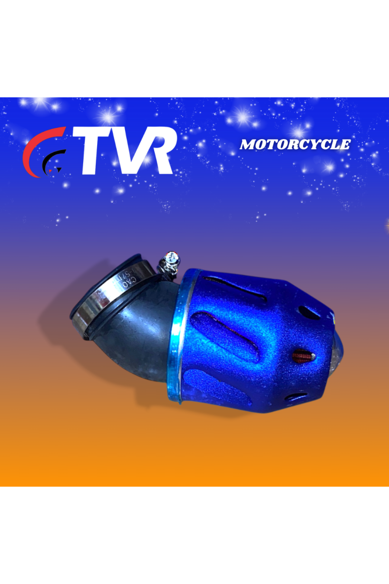 FILTRO AIRE ALUMINIO AZUL UNIVERSAL 42MM (TVR) (3284-136)