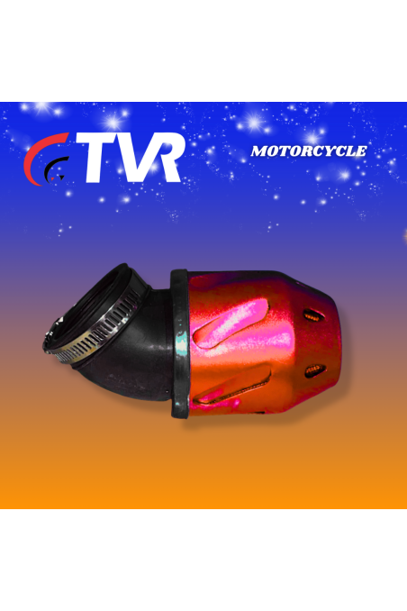 FILTRO AIRE ALUMINIO ROJO UNIVERSAL 42MM (TVR) (3284-135)