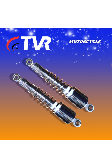 AMORTIGUADOR GN125 31MM PLASTICO BLANCO PAR (TVR)