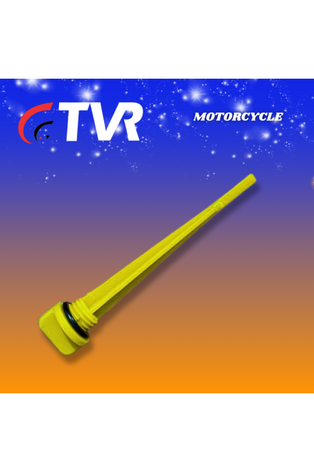 MEDIDOR ACEITE CG125/150 AMARILLO (TVR) (1385-108)