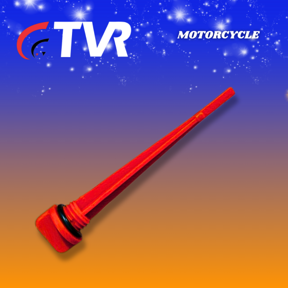 MEDIDOR ACEITE CG125/150 ROJO (TVR) (1385-107)