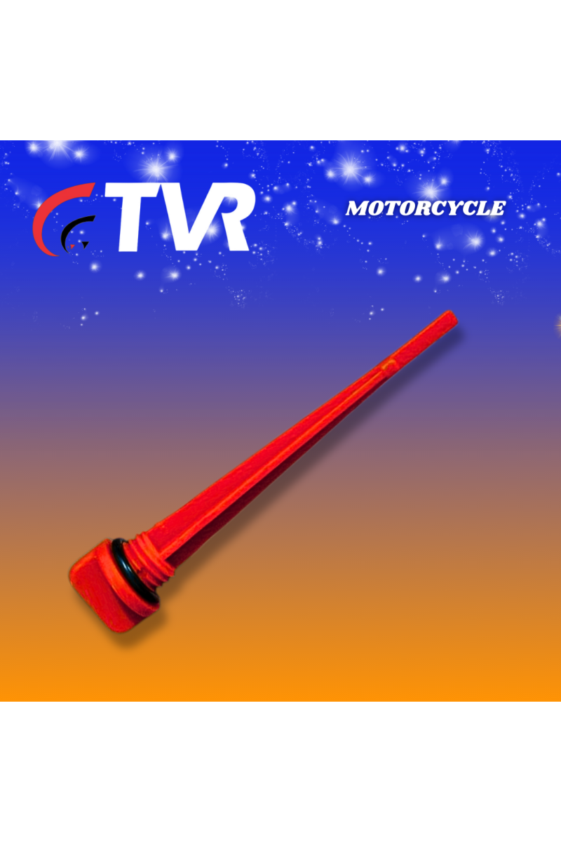 MEDIDOR ACEITE CG125/150 ROJO (TVR) (1385-107)
