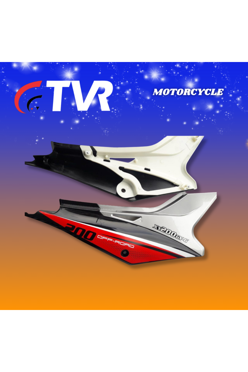 TAPA/COBERTOR LATERAL XY200GY-6 NEGRO PAR (TVR)