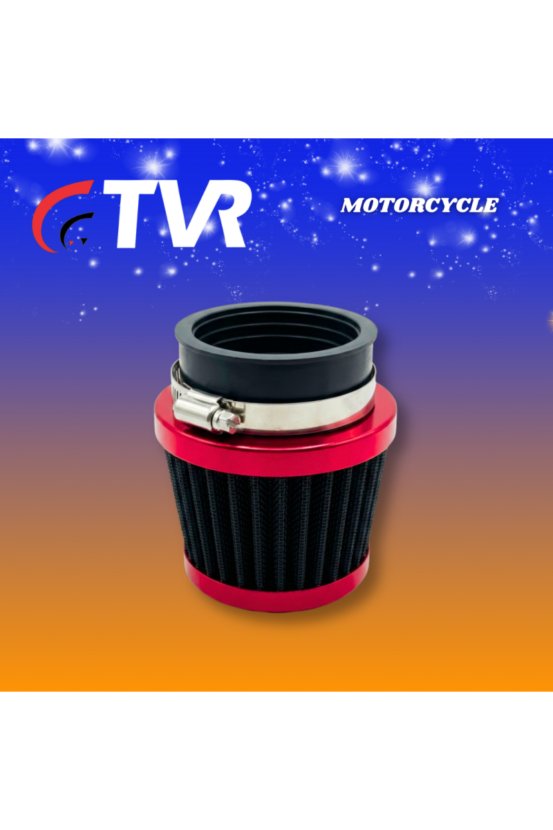 FILTRO AIRE CONICO 42MM ROJO (TVR) (3284-157)