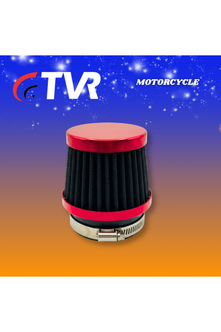 FILTRO AIRE CONICO 42MM ROJO (TVR) (3284-157)