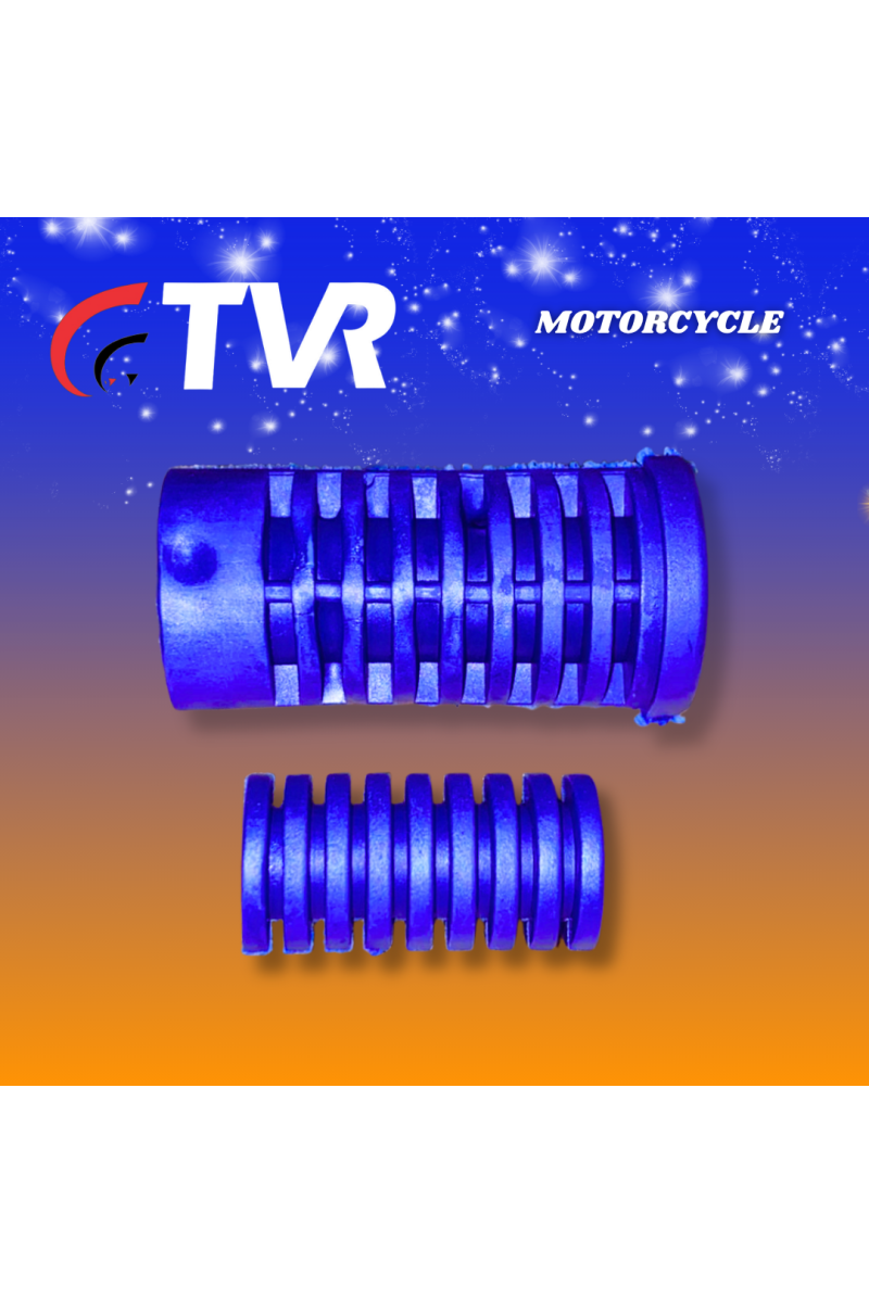 KIT CAUCHO PATAS ARRANQUE/CAMBIO JWBP-3 AZUL 2/PCS (TVR) (3363-010)