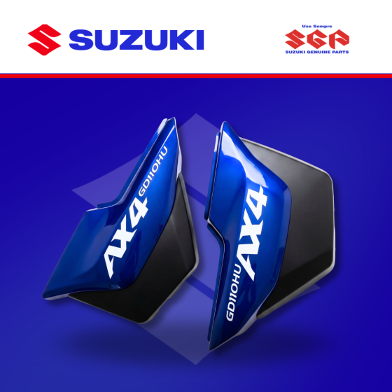 TAPA/COBERTOR LATERAL AX4 AZUL PAR (SUZ)