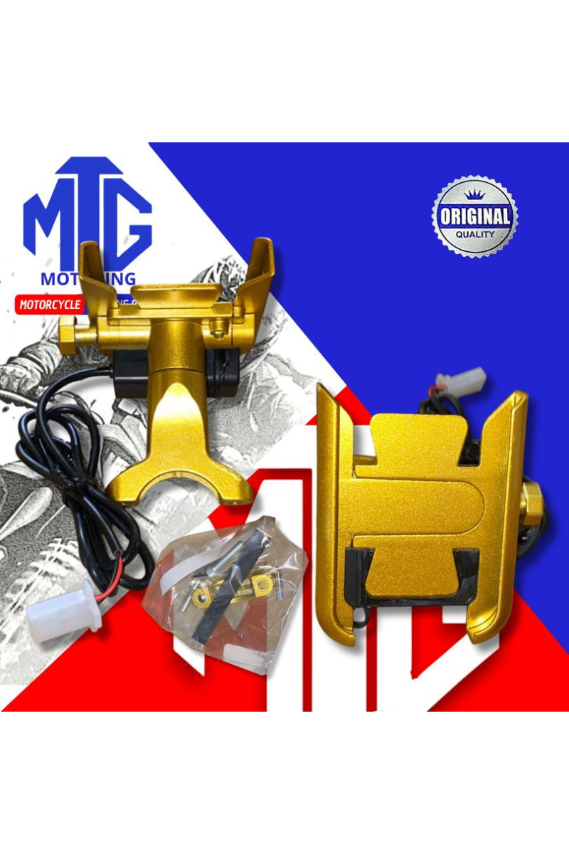 HOLDER P/CELULAR ZM-013-02 (METAL) C/USB (MTG)