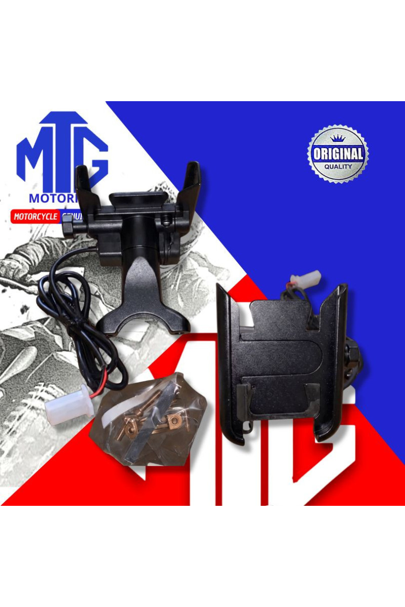 HOLDER P/CELULAR ZM-013-02 (METAL) C/USB (MTG)