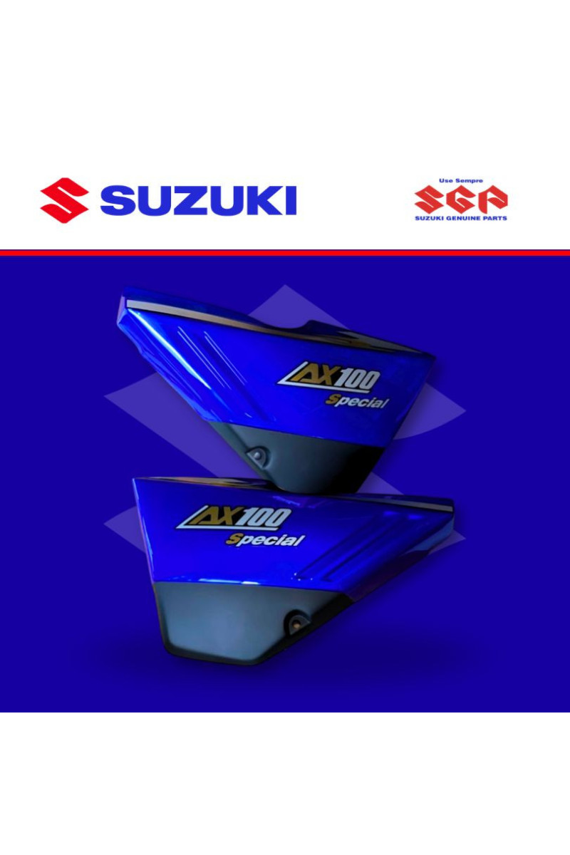 TAPA/COBERTOR LATERAL AX100 ESPECIAL AZUL (SUZ)